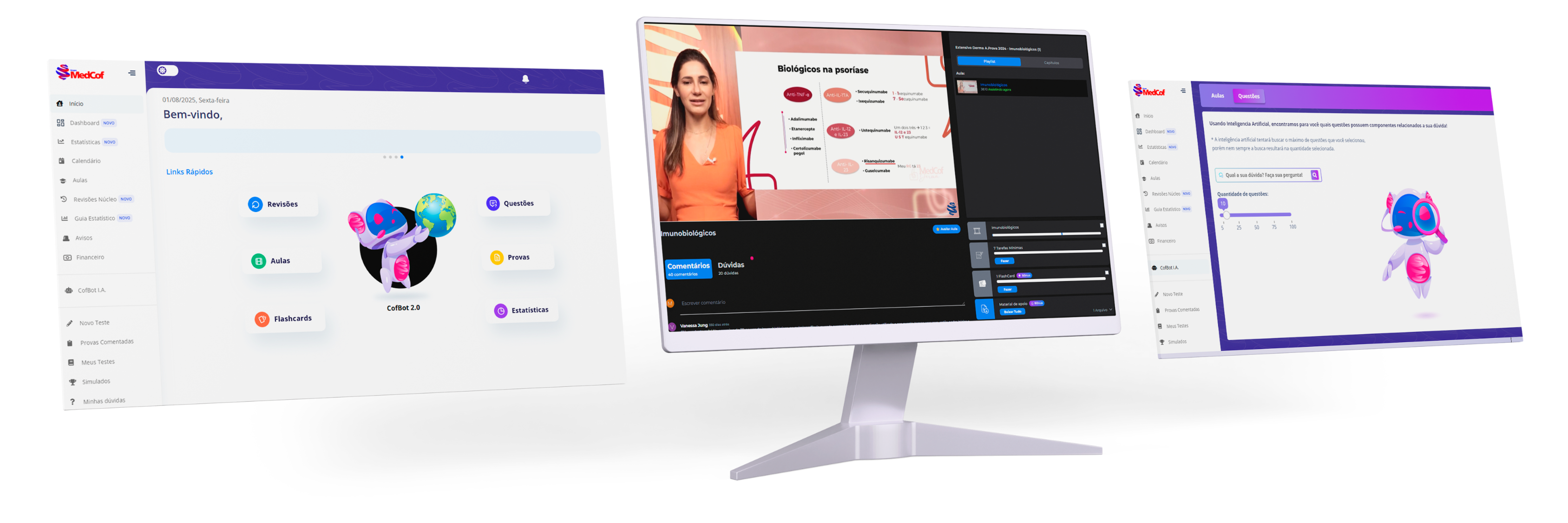 Plataforma Derma A.Prova em vários dispositivos